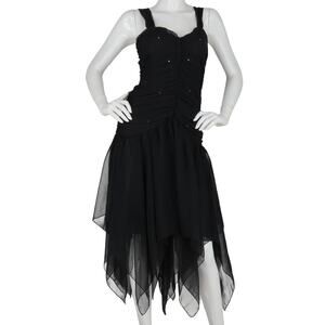 Sheer Black Dress with Evening Sparkles